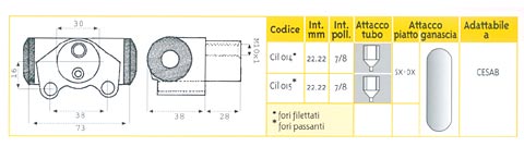 CILINDRETTO FRENO
