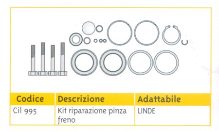 KIT RIP. PINZA FRENO LINDE