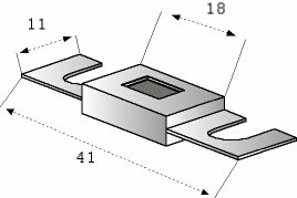 FUSIBILE PROTETTO 50A. PICCOLO
