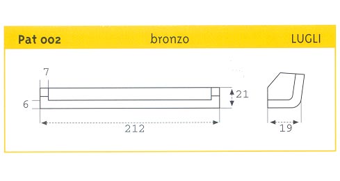 PATTINO SCORR. IN BRONZO LUGLI