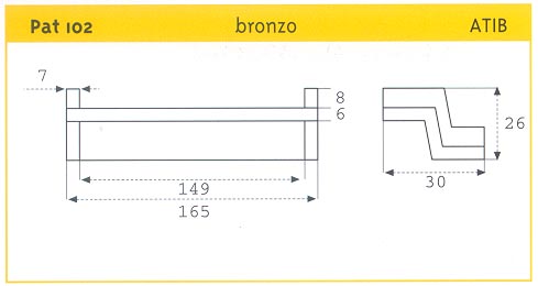 PATTINO SCORR. IN BRONZO ATIB