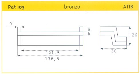 PATTINO SCORR. IN BRONZO ATIB