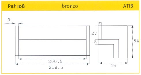 PATTINO SCORR. IN BRONZO ATIB