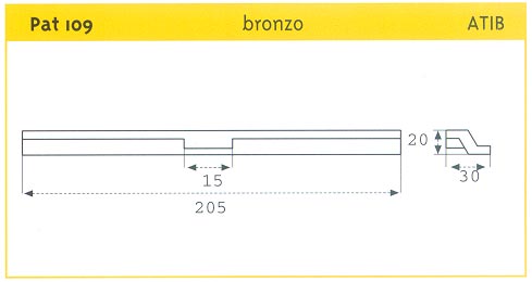 PATTINO SCORR. IN BRONZO ATIB
