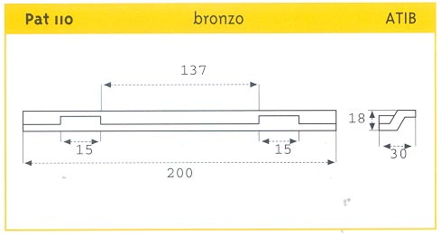 PATTINO SCORR. IN BRONZO ATIB