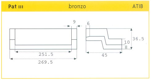 PATTINO SCORR. IN BRONZO ATIB