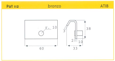 PATTINO CON NOTTOLINO IN BRONZO ATIB