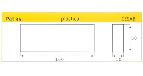 PATTINO SCORR. IN PLASTICA CESAB