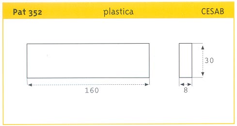 PATTINO SCORR. IN PLASTICA CESAB