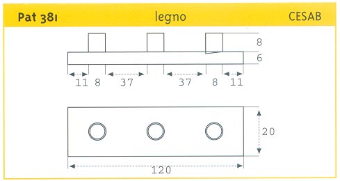 PATTINO SCORR. IN LEGNO CESAB