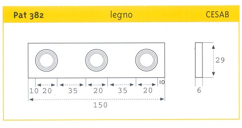 PATTINO SCORR. IN LEGNO CESAB