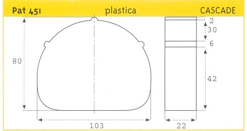 PATTINO SCORR. IN PLASTICA CASCADE