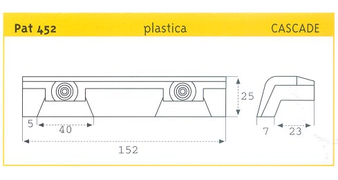 PATTINO SCORR. IN PLASTICA CASCADE