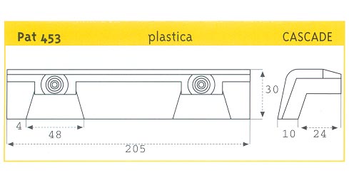 PATTINO SCORR. IN PLASTICA CASCADE