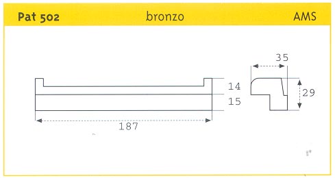 PATTINO SCORR. IN BRONZO AMS