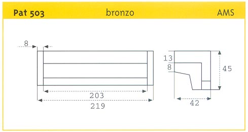 PATTINO SCORR. IN BRONZO AMS