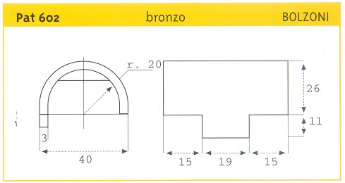 PATTINO SCORR. IN BRONZO BOLZONI