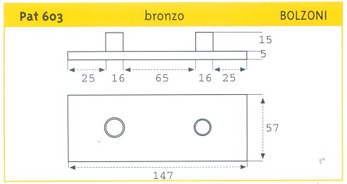PATTINO SCORR. IN BRONZO BOLZONI