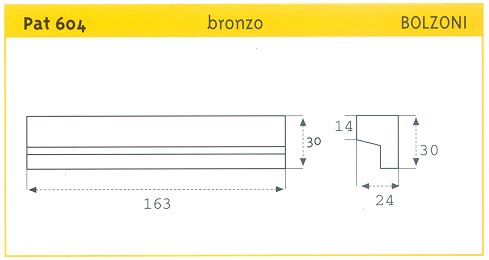 PATTINO SCORR. IN BRONZO BOLZONI
