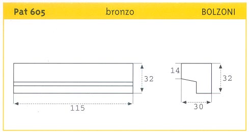 PATTINO SCORR. IN BRONZO BOLZONI