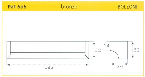 PATTINO SCORR. IN BRONZO BOLZONI