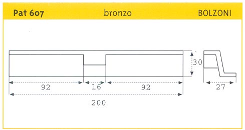 PATTINO SCORR. IN BRONZO BOLZONI