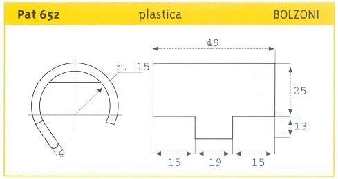 PATTINO SCORR. IN PLASTICA BOLZONI