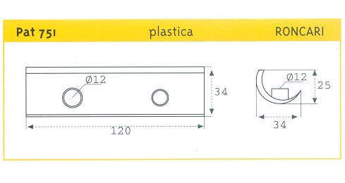 PATTINO SCORR. IN PLASTICA RONCARI