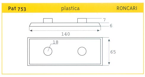 PATTINO SCORR. IN PLASTICA RONCARI