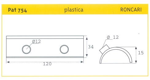 PATTINO SCORR. IN PLASTICA RONCARI