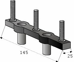 PORTAFUSIBILE 145mm
