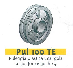 PULEGGIA IN PLASTICA TECNOMEC