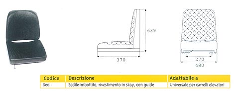 SEDILE TR38