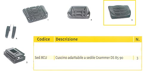 CUSCINO X SED/RECL. TIPO DS8590