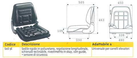 SEDILE SC40 RIGIDO C/MICRO