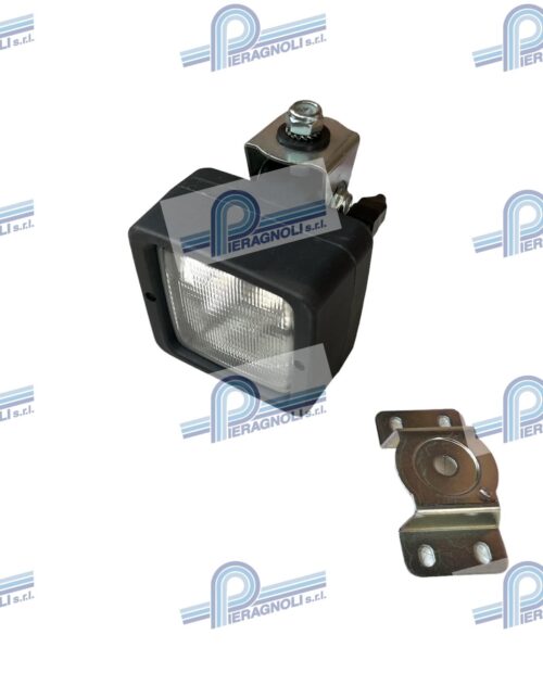 FARO ALOGENO QUADRATO S/MANIGLIA 12-24V.